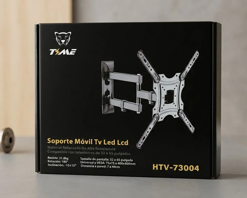 Soporte para TV * MOVIL * c/ Brazo 32-65 pulgadas (Hasta 30 Kg)