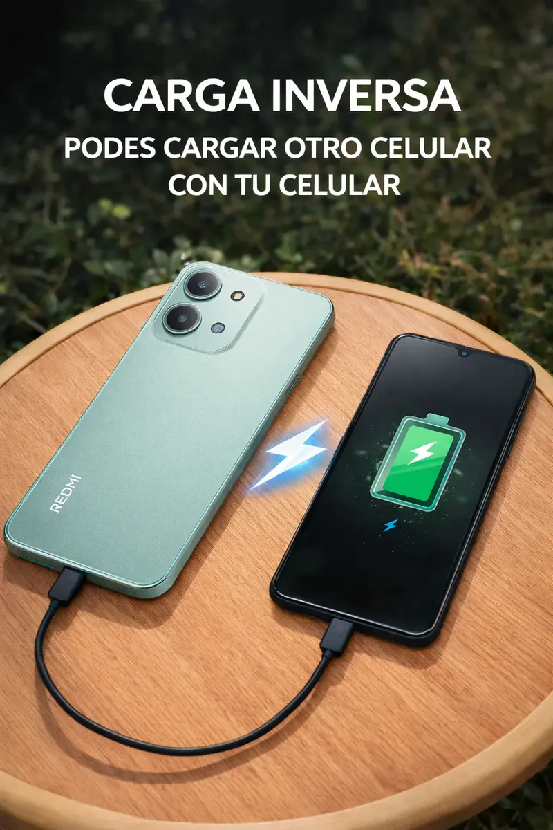 XIAOMI - REDMI 15C MINT GREEN - 128GB Liberado // GARANTIA 3 Meses //