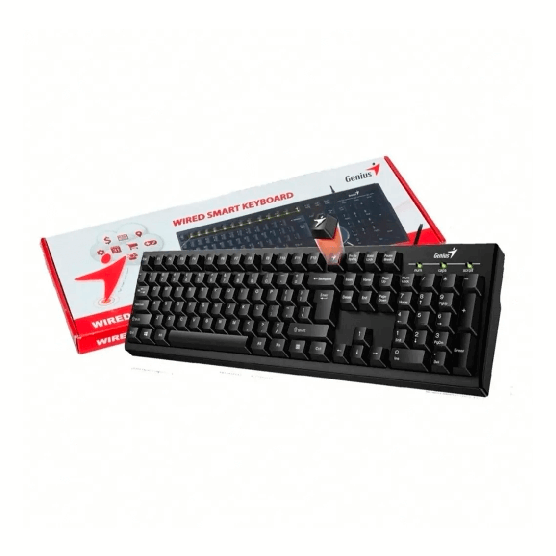 Teclado *GENIUS Tradicional KM-100 * Negro USB