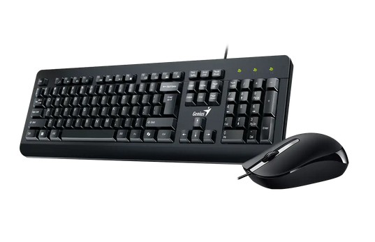 Combo GENIUS KM-160 Con Cable USB ( Teclado + Mouse )