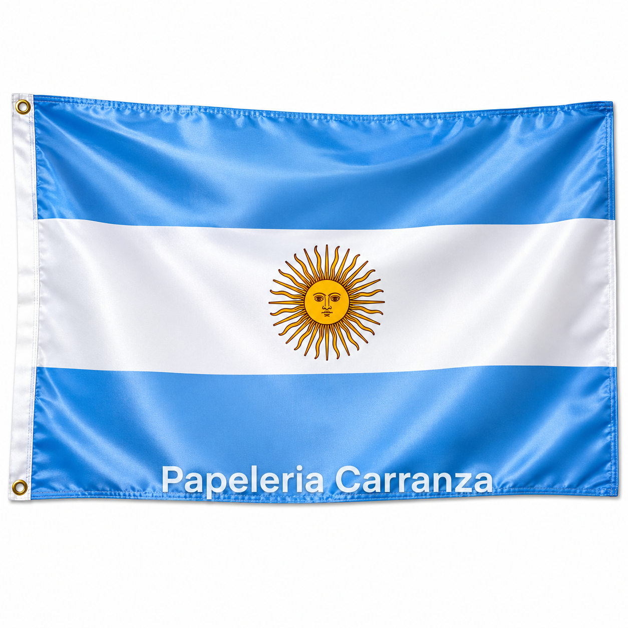 Banderas de Argentina Medidas 90 x 1.40 cm (Grande) Con Sol