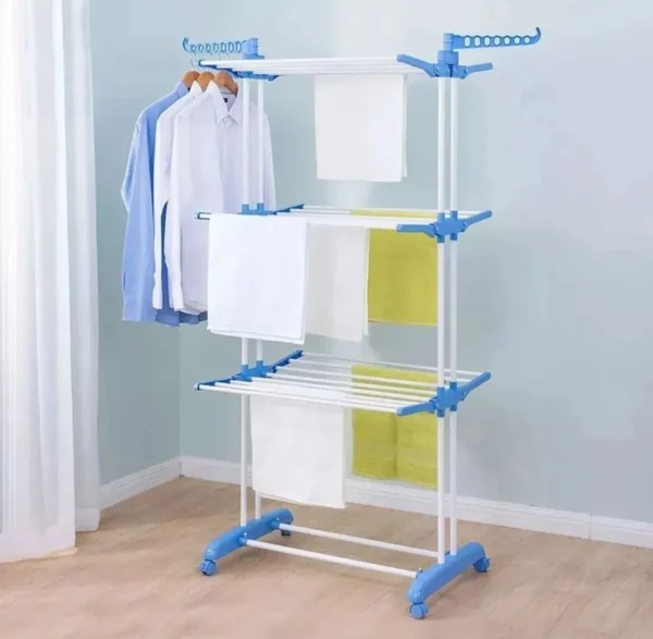TENDER DE ROPA VERTICAL 3 NIVELES AZANA REFORZADO (40 KG)