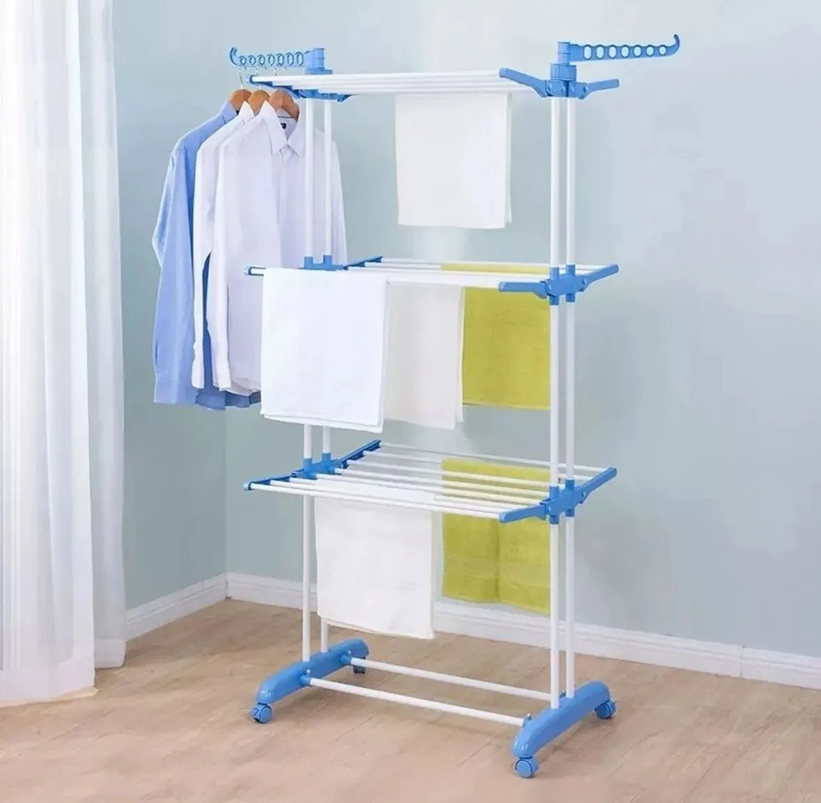 TENDER DE ROPA VERTICAL 3 NIVELES AZANA REFORZADO (40 KG)