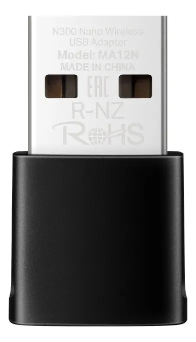 Adaptador Receptor - Wifi Usb Dual Band - MERCUSYS NANO N300 // 2 AÑOS DE GARANTIA //