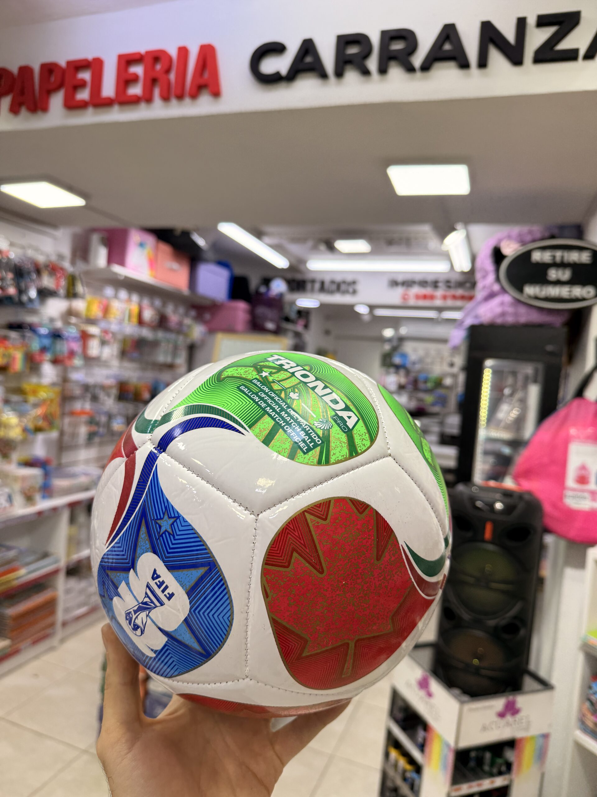 Pelota de Futbol "Mundial 2026" N° 5 (Grande) TRIONDA