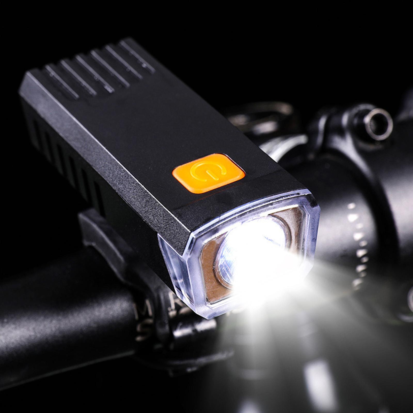 Luces para Bicicleta Led c/ Soportes - Delantera - D01 RECARGABLE
