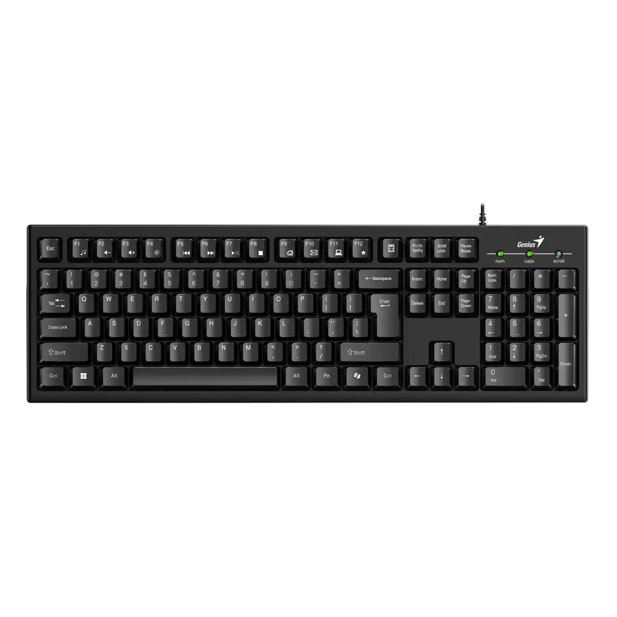 Teclado *GENIUS Tradicional KM-100 * Negro USB
