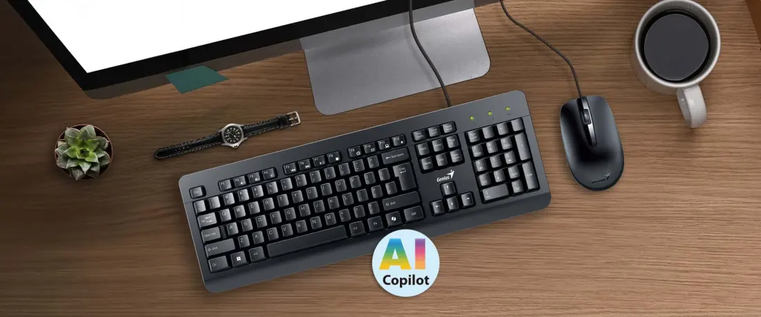 Combo GENIUS KM-160 Con Cable USB ( Teclado + Mouse )