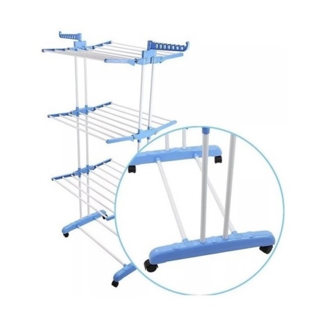 TENDER DE ROPA VERTICAL 3 NIVELES AZANA REFORZADO (40 KG)