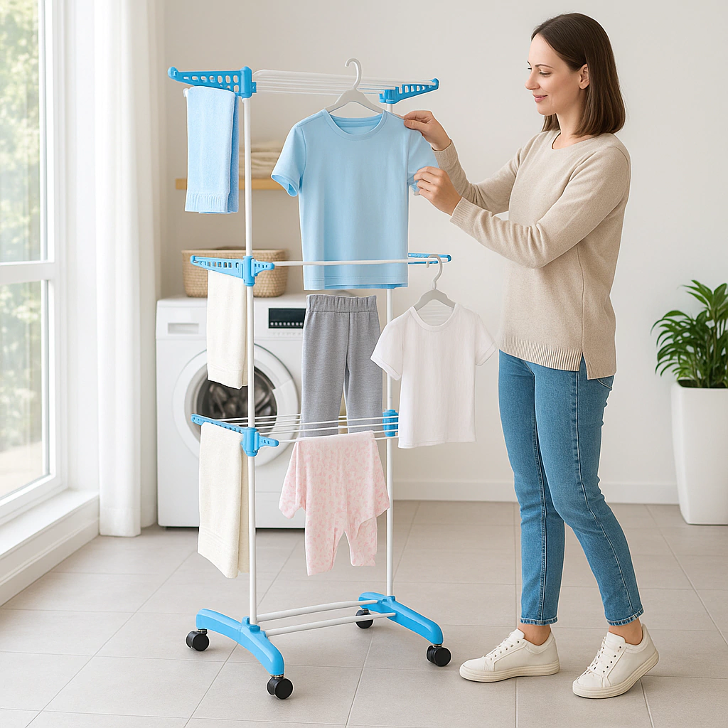 TENDER DE ROPA VERTICAL 3 NIVELES AZANA REFORZADO (40 KG)