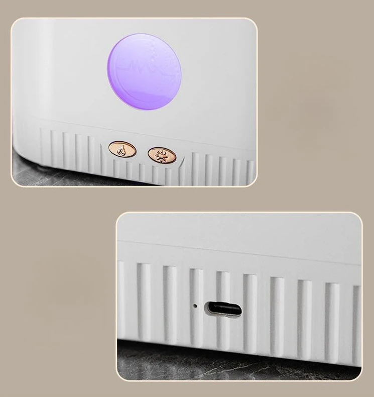 Humidificador * Con Piedras de SAL de Cristal * C/ Luz Led Aroma y Decorativo