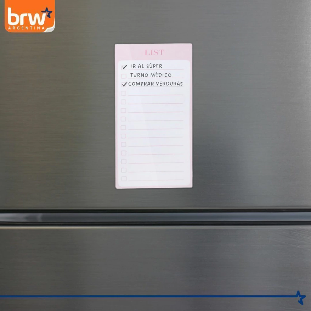 Notas Adhesivas BRW " Listas Con Iman " Check List