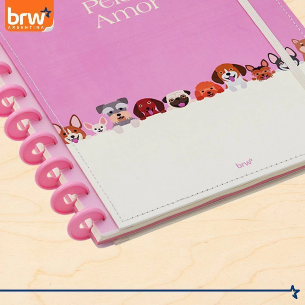 Cuadernos Inteligentes BRW * Best Friend * Tamaño A4 (Grandes) Hojas rayadas Sistema de Discos