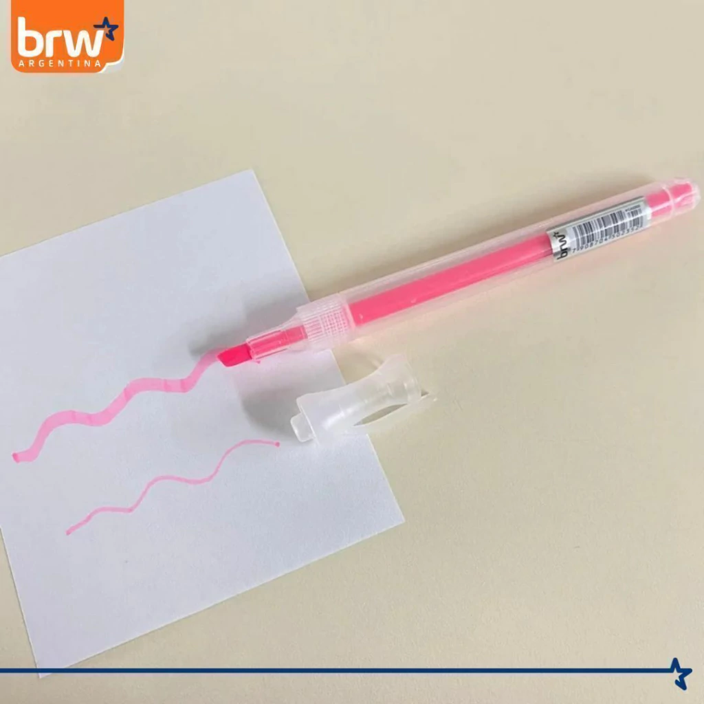 Resaltadores BRW Flúo x 4 (Neón)