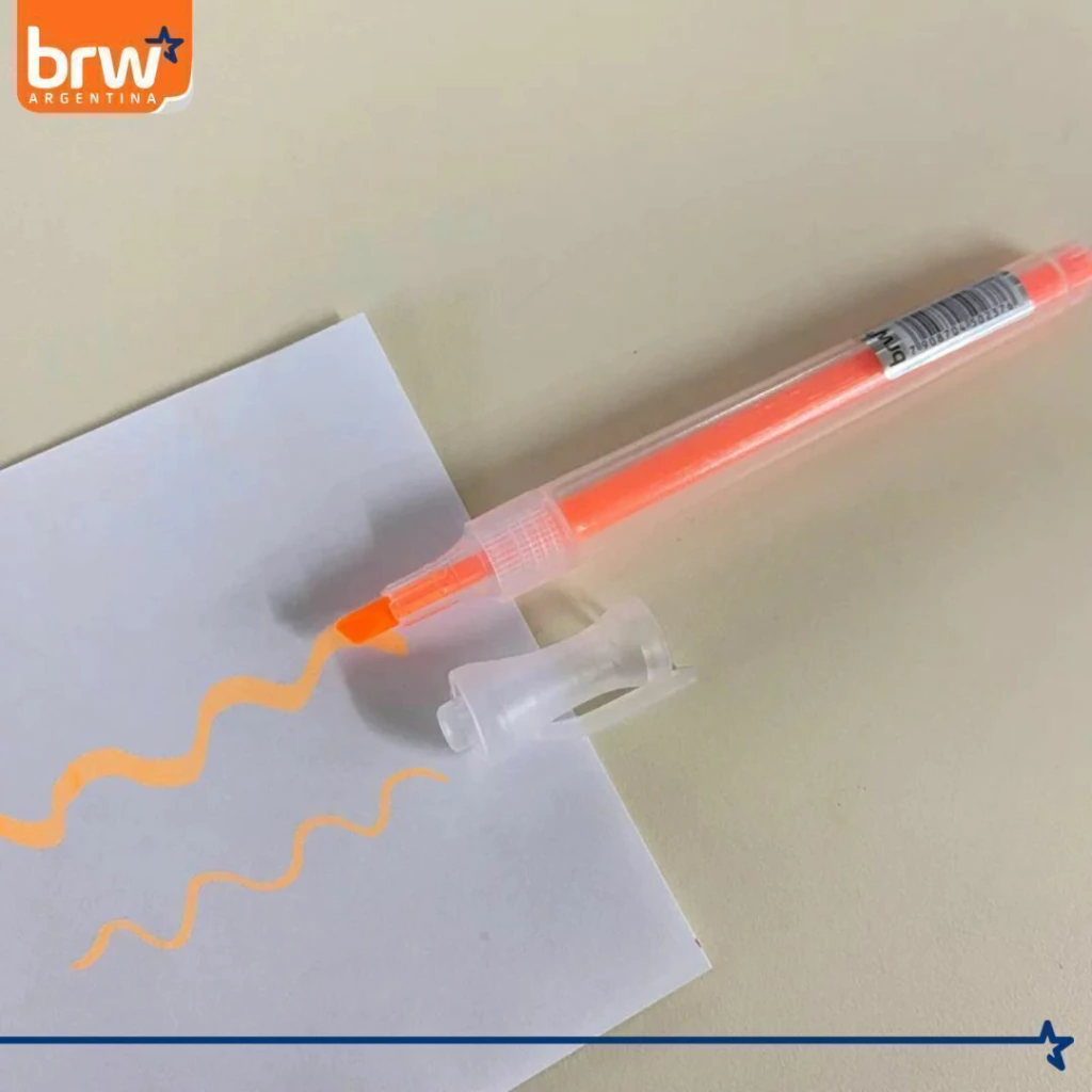 Resaltadores BRW Flúo x 4 (Neón)