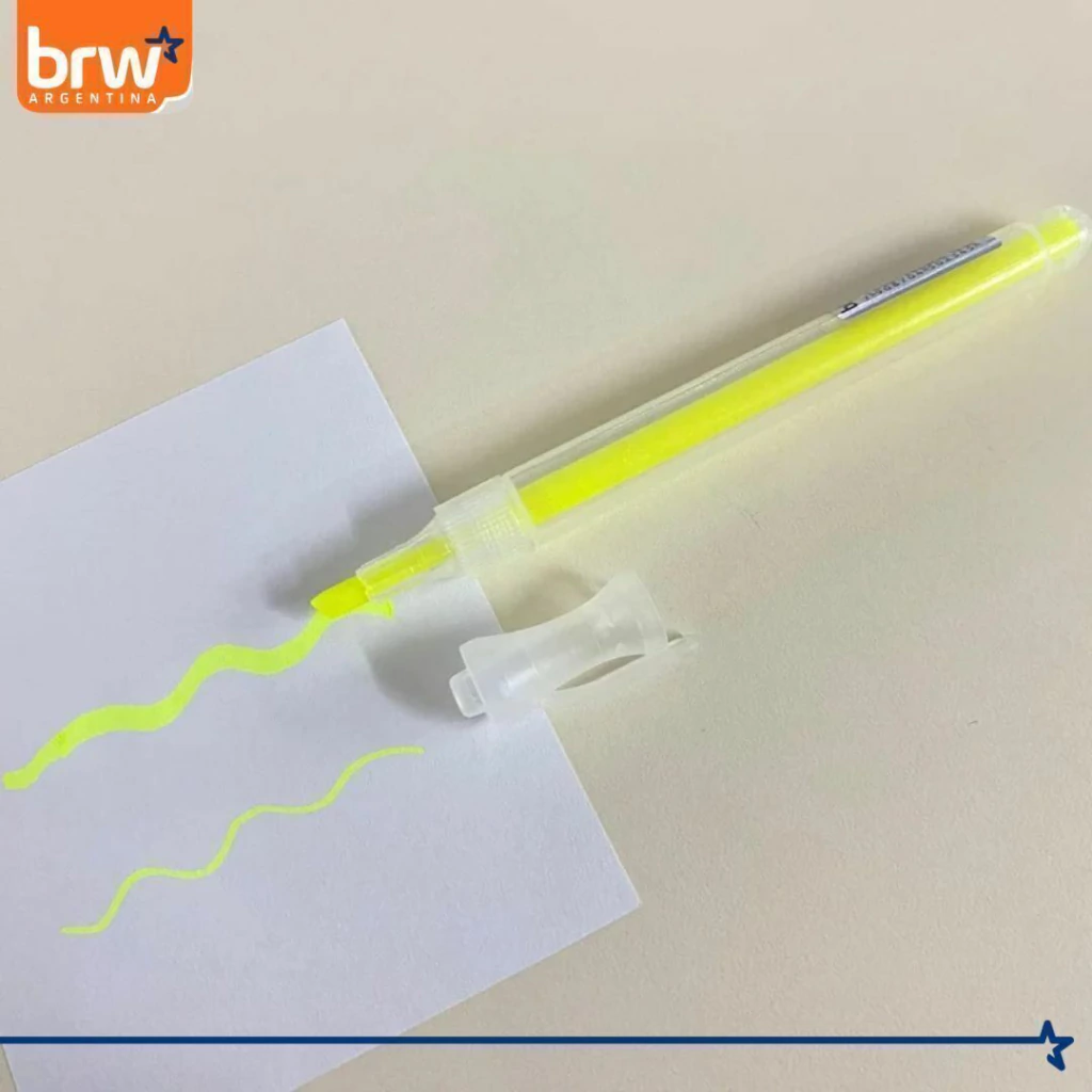 Resaltadores BRW Flúo x 4 (Neón)