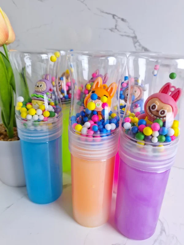 Slime Pote " Personajes c/ Muñequito y Pelotitas "