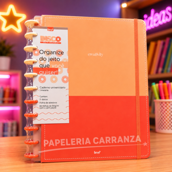 Cuadernos Inteligentes BRW * Coral Creativo * Tamaño A4 (Grandes) Hojas rayadas Sistema de Discos