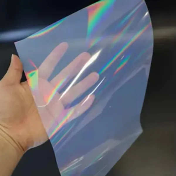 Resma de Film REXON Autoadhesivo - Holográfico Transparente - (Resistente al Agua) x 10 unidades