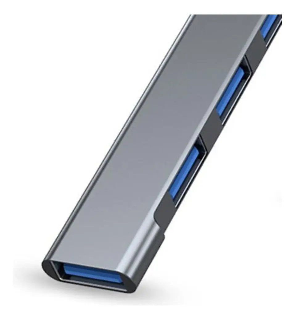HUB USB * 4 Puertos Salida Tipo C * Con Teclas (Zapatilla Prolongador USB)