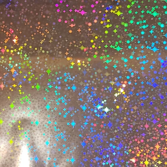 Resma de Film REXON Autoadhesivo - Holográfico Stars - (Resistente al Agua) x 10 unidades