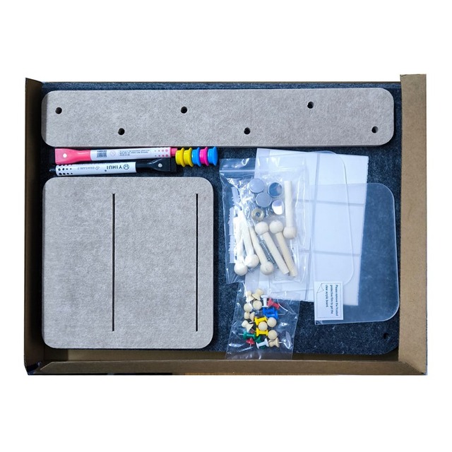 Organizador de Escritorio para Pared - Olami 40x60 - Con Accesorios