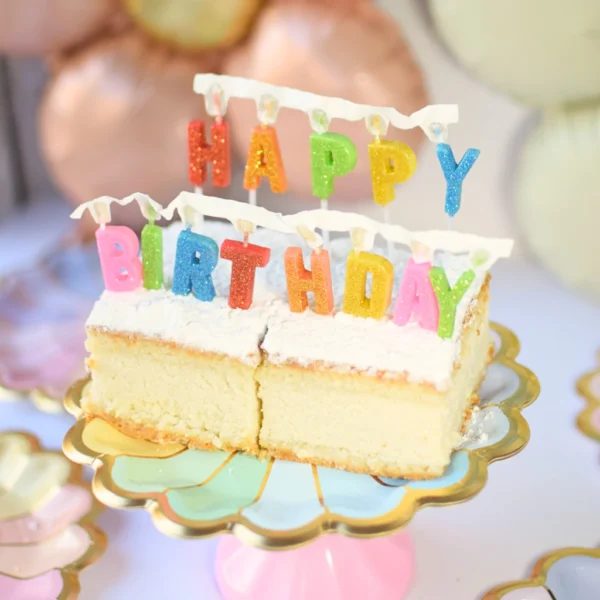 Velitas "HAPPY BIRTHDAY" (Se prenden todas juntas)