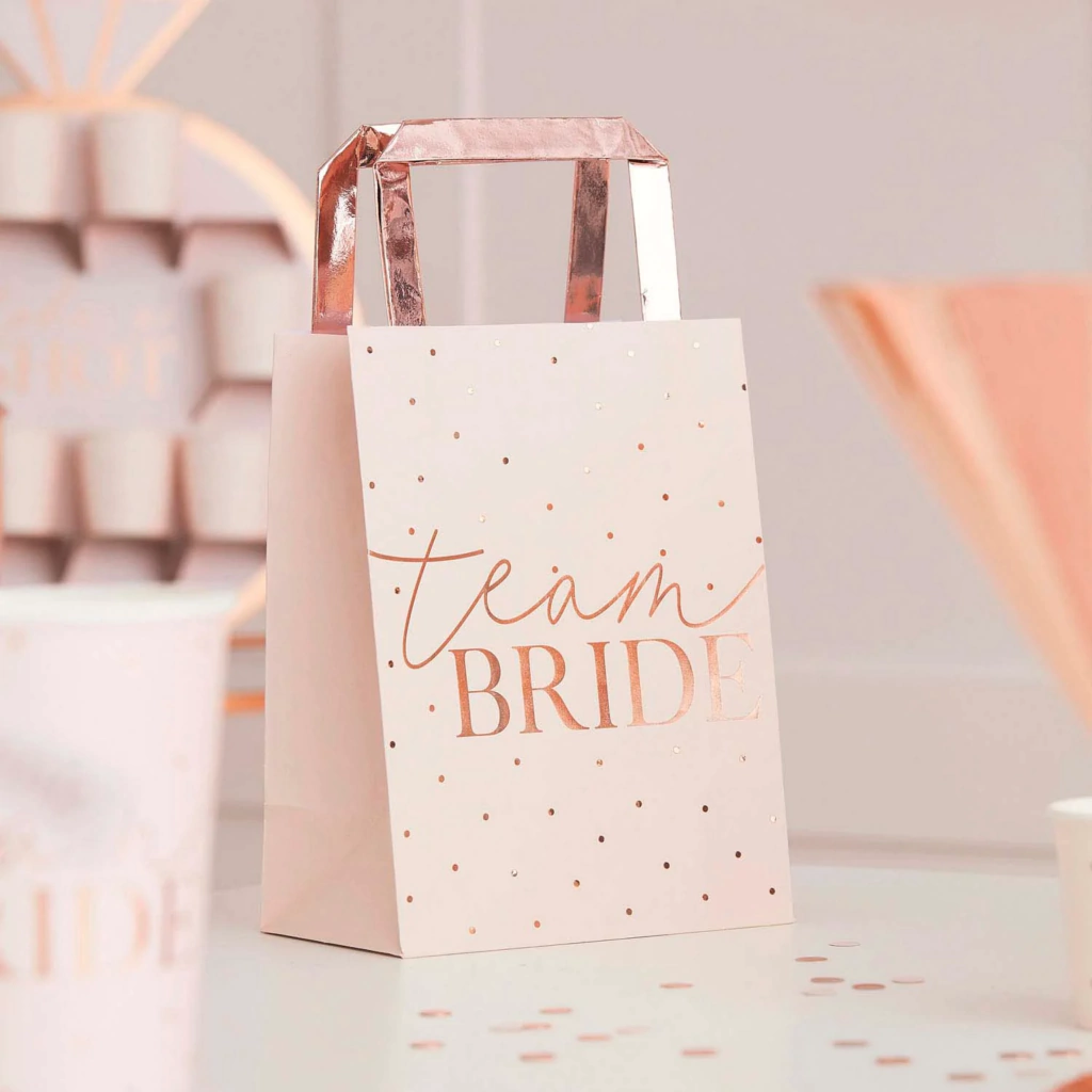 BOLSAS DE REGALO " TEAM BRIDE " Tamaño 18 x 24
