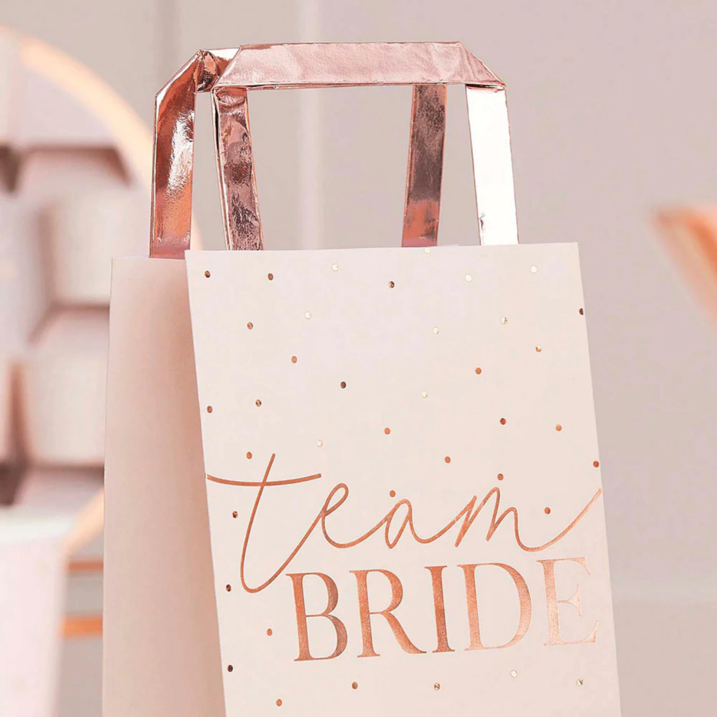 BOLSAS DE REGALO " TEAM BRIDE " Tamaño 18 x 24