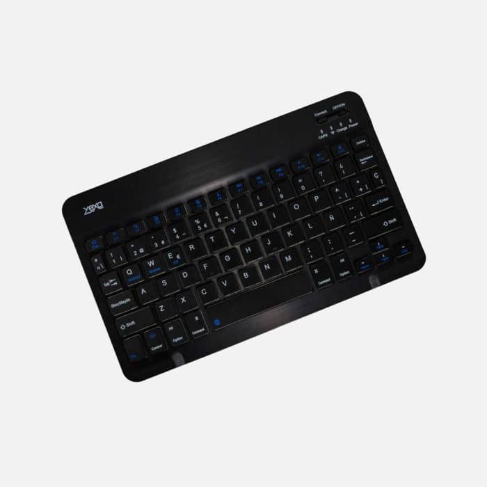 Teclado Mini Inalámbrico YEXA * NEGRO * RECARGABLE (Teclado Recargable) Pc Notebook Celular Tablet