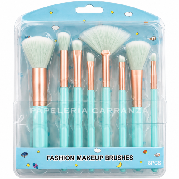 SET DE BROCHAS * Fashion Make up Brushes x8 unidades * MAQUILLAJE