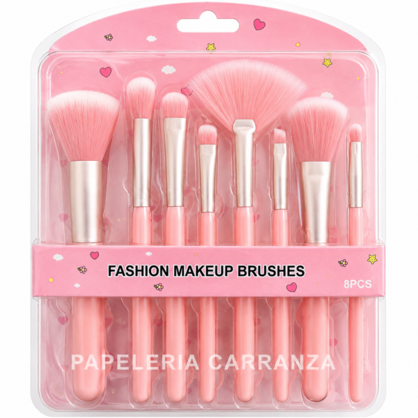 SET DE BROCHAS * Fashion Make up Brushes x8 unidades * MAQUILLAJE