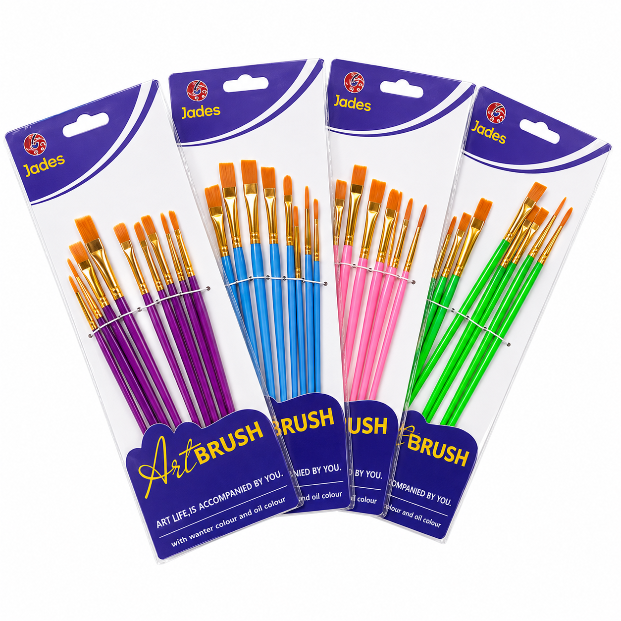 PINCELES DE ARTISTICA x 10 unidades Artbush JADES