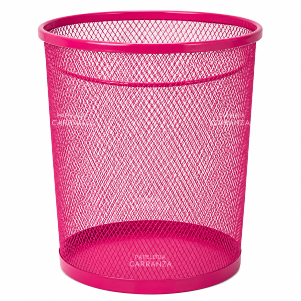 Cesto Papelero - Fucsia Metal - 28cm IBI CRAFT