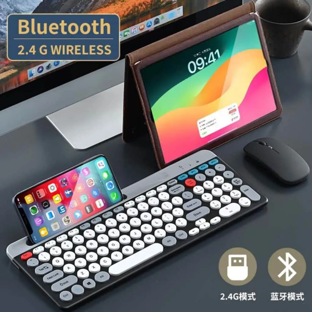 Combo XAEA Mini Inalámbrico * SHADOW NEXUS NEGRO * RECARGABLE (Teclado Recargable+ Mouse) Pc Notebook Celular Tablet PREMIUM