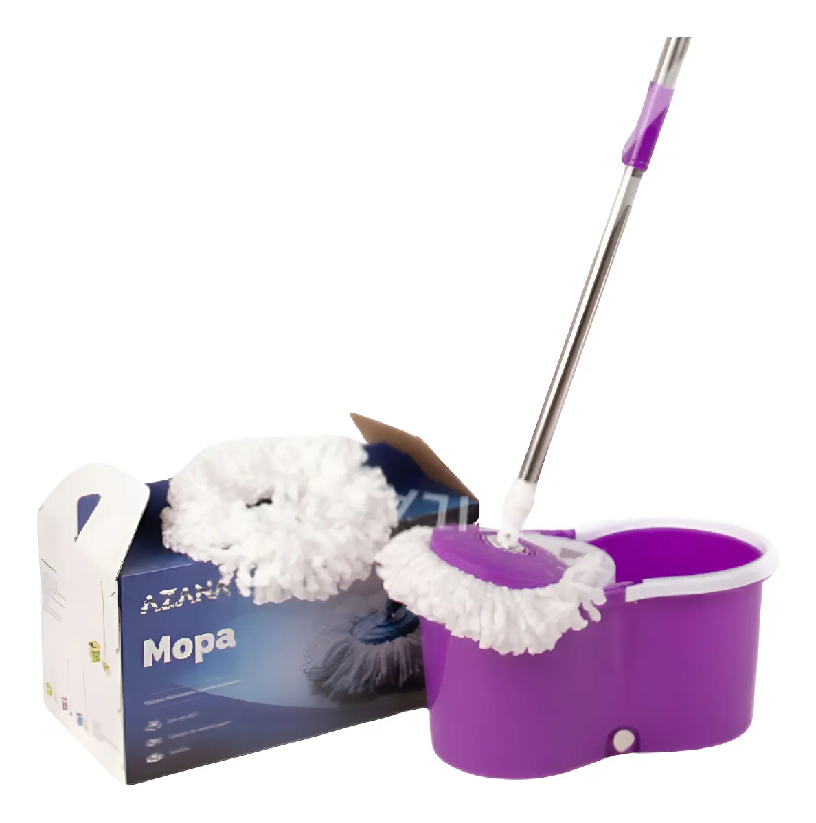 Mopa Azana 360° Doble Balde con Trapeador y Centrifugado
