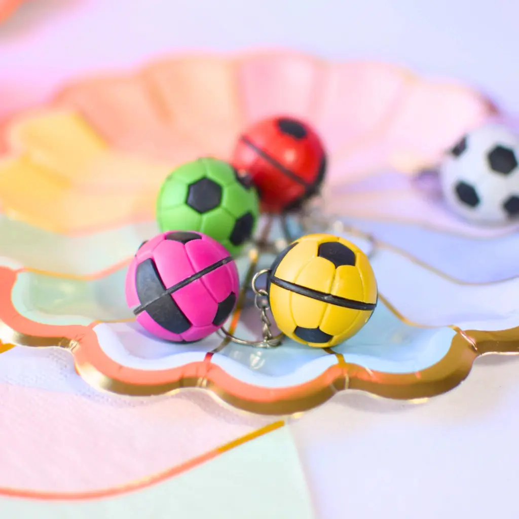 SET DE - LLAVERITOS DE PELOTA DE FUTBOL - x 50 UNIDADES