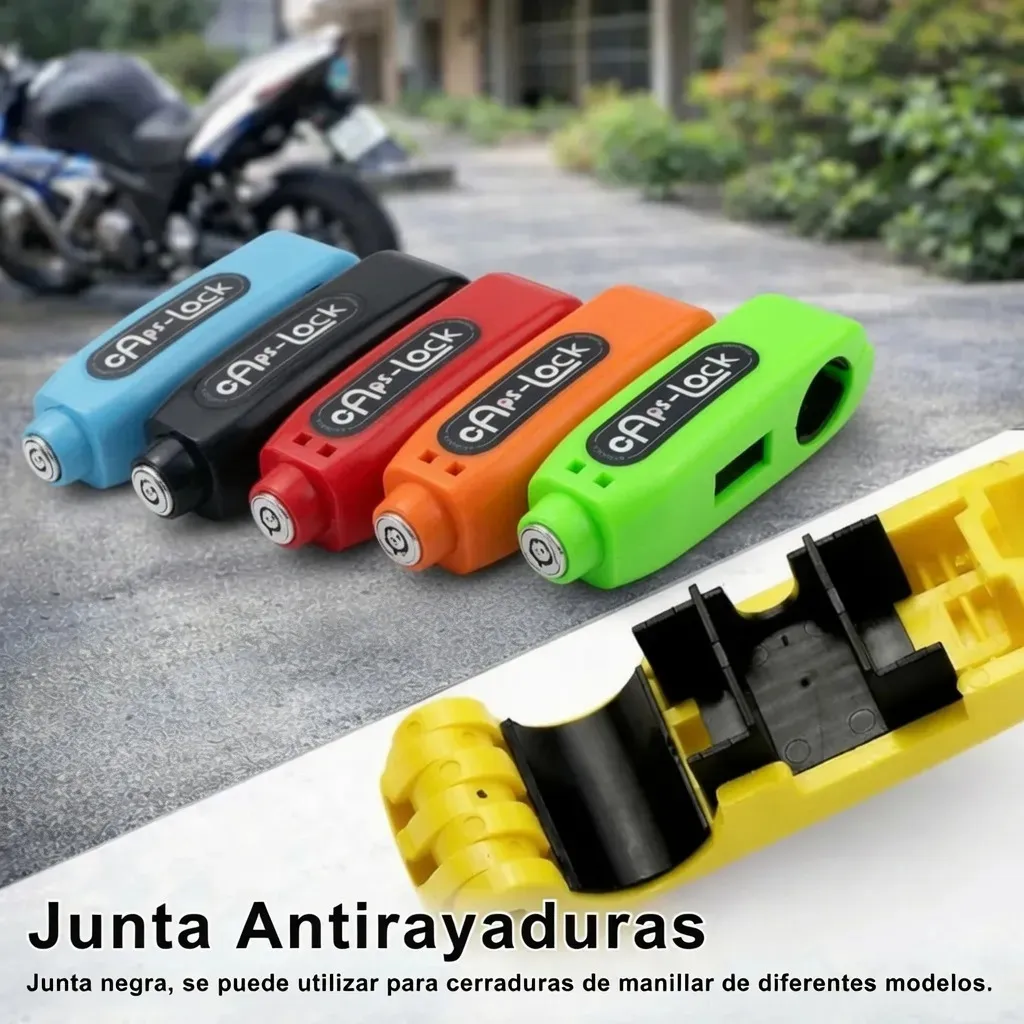 Traba Freno para Manillar de Moto ANTIROBO (2 llaves) Reforzado Seguridad