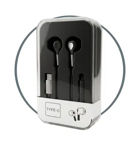 Auriculares ** YEXA TIPO C ** - (Sin Gomita, Tipo Samsung)