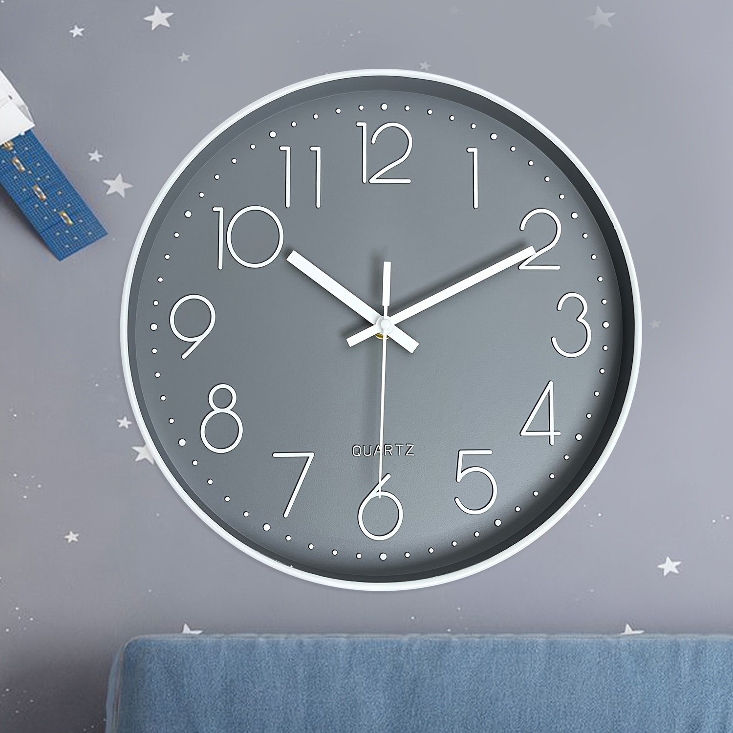 Reloj para Pared Grande - Blanco - Redondo