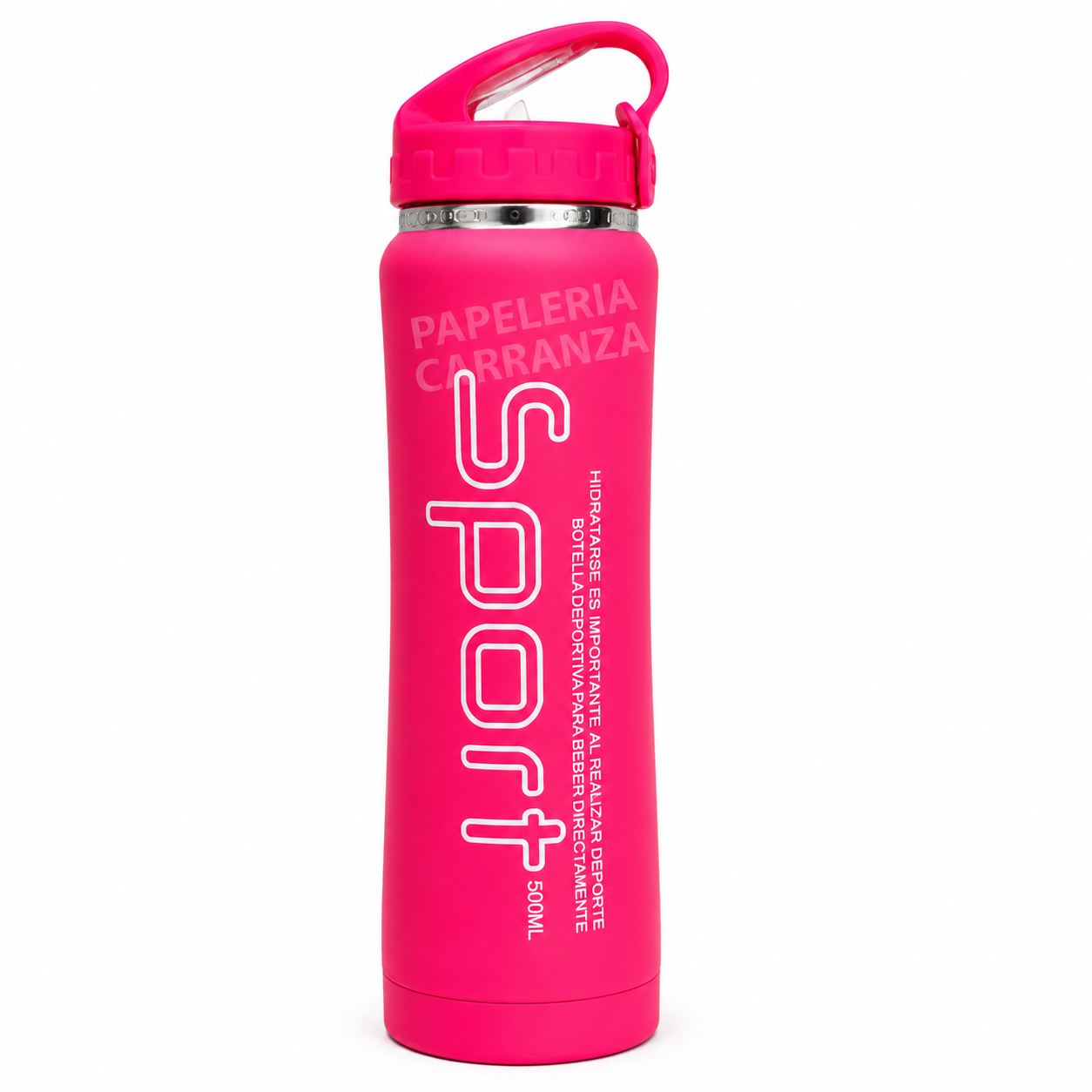 Botella Térmica Acero Inoxidable "SPORT 500 ml" doble capa Siliconados Termo (Frio)