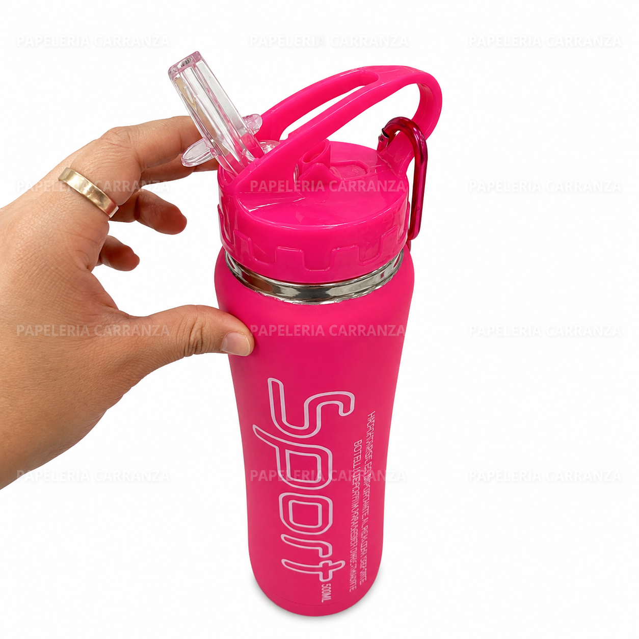 Botella Térmica Acero Inoxidable "SPORT 500 ml" doble capa Siliconados Termo (Frio)